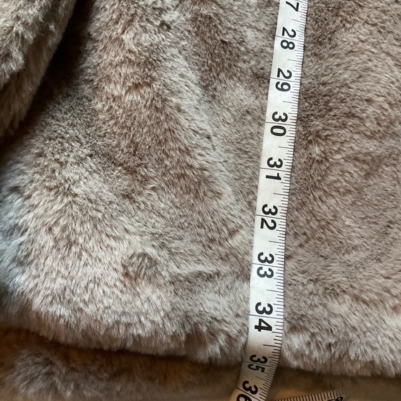 Cozy Tan Teddy Jacket for Women - Picture 9 of 12